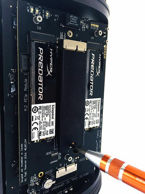 AngelShark Carrier board™ for Mac Pro late 2013 cylinder storage upgrade by M.2 PCIe SSD AngelShark Carrier board™ for Mac Pro late 2013 cylinder storage upgrade by M.2 PCIe SSD